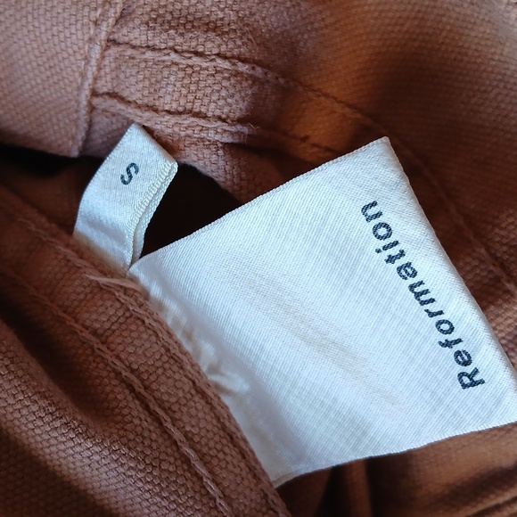Reformation Ford Jacket Nutmeg Women's Small - Picture 5 of 7